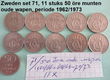 Zweden, oude munten, div. sets, nr. 61, 62, 70, 71, 71a, 72 en set 75 - 4 - Thumbnail