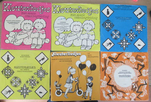 22 stuks singles / EP's kinderliedjes / verhaaltjes, Benny Vreden - 1