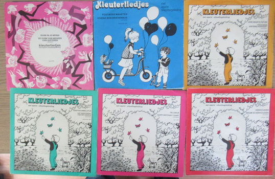 22 stuks singles / EP's kinderliedjes / verhaaltjes, Benny Vreden - 2