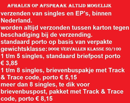 splinternieuw vinyl singles / EP's Nederlandse artiesten - 7