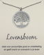 Levensboom hanger aan ketting, op cadeaukaartje - 0 - Thumbnail