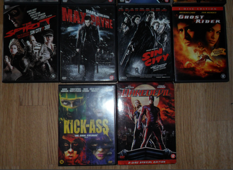 Partij DVD SUPERHELDEN / X-MEN Batman SIN CITY Ultraviolet Ghostrider - 1