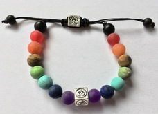 Chakra armband met Levensboom en Aum bedel