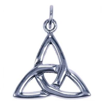 Triquetra hanger van zilver - 0