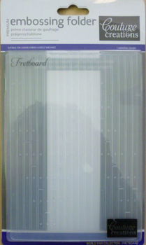 Couture Creations Embossing Folder Fretboard - 0