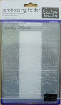 Couture Creations Embossing Folder Seedling Nouveau - 0