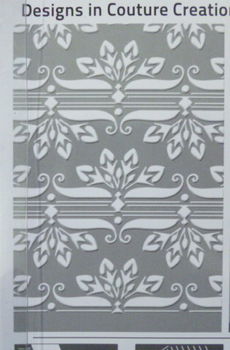 Couture Creations Embossing Folder Seedling Nouveau - 1