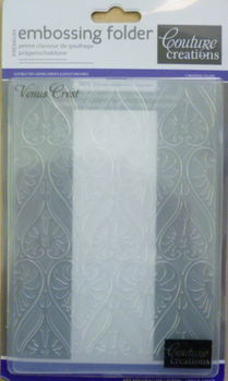 Couture Creations Embossing Folder Venus Crest - 0