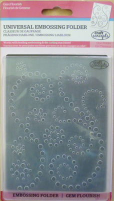 Craft Concepts Embossing Folder Gem Flourish