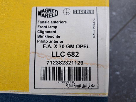 Opel Movano A Van (X70) Knipperlicht Magneti Marelli LLC682 712382321129 Links - 4