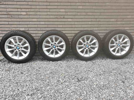 Winterbanden 205/55 R16 met velgen BMW styling 411 - 0