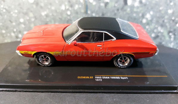 Ford Gran Torino sport 1972 rood 1:43 Ixo V1054 - 0