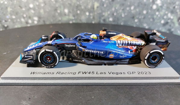 Williams Racing FW45 #23 Las Vegas GP 2023 1:43 Spark Sp131 - 0