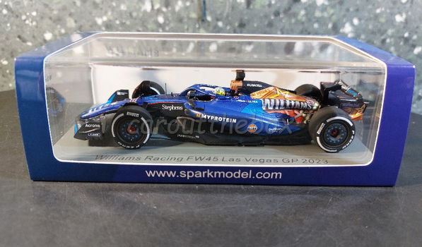 Williams Racing FW45 #23 Las Vegas GP 2023 1:43 Spark Sp131 - 4