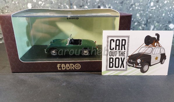 Austin Healey Sprite MK1 groen 1:43 Ebbro 013 - 4