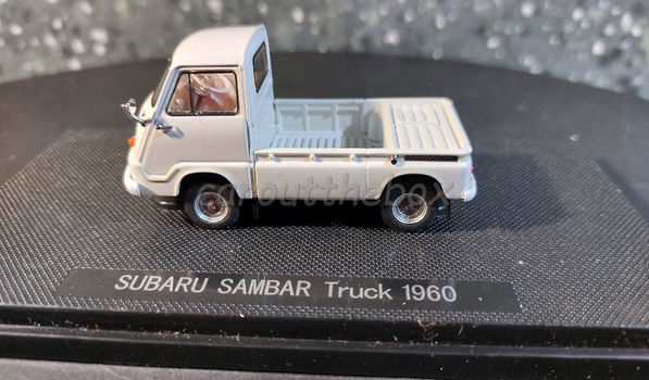 Subaru Sambar light truck 1961 ivory 1:43 Ebbro 016 - 0