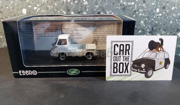 Subaru Sambar light truck 1961 ivory 1:43 Ebbro 016 - 4