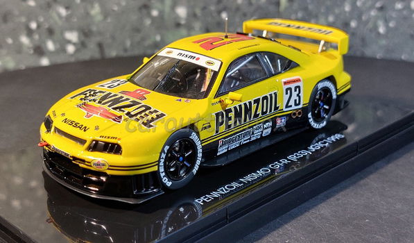 Pennzoil Nismo GT-R 1998 Low down force 1:43 Ebbro 017 - 1