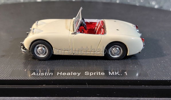 Austin Healey Sprite MK1 wit 1:43 Ebbro 019 - 0