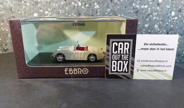 Austin Healey Sprite MK1 wit 1:43 Ebbro 019 - 5