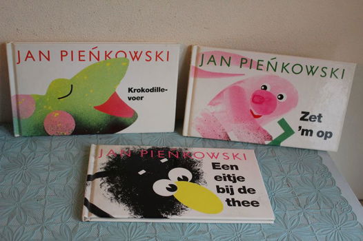 Een eitje bij de thee/Krokodillevoer/Zet 'm op - Jan Pienkowski - 0