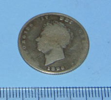 Groot-Brittannië - 1 shilling 1826 - zilver