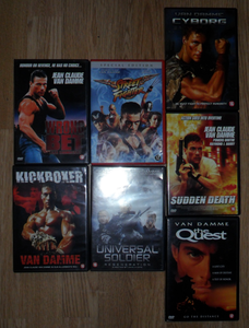 Collectie 7x Jean Claude van Damme DVDs / Martial Arts Aktie