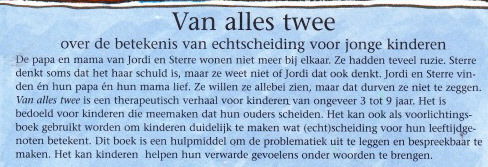 VAN ALLES TWEE (OVER ECHTSCHEIDING) - Martine Delfos - 1