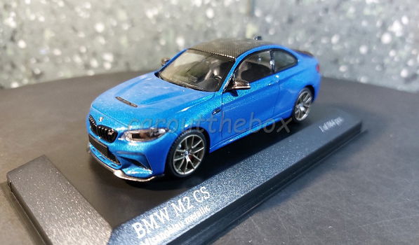 BMW M2 CS blue 1:43 Minichamps Mi110 - 1