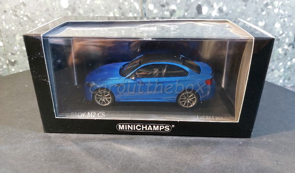 BMW M2 CS blue 1:43 Minichamps Mi110 - 3