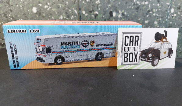 Mercedes 317 renntransporter Martini 1/64 Schuco Sch181 - 5