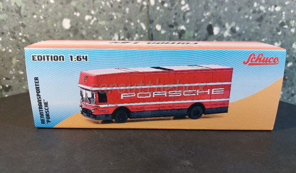 Mercedes 317 renntransporter PORSCHE 1/64 Schuco Sch182 - 4