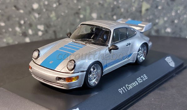 Porsche 911 Carrera RS 3.8 grijs 1:43 Spark - 1