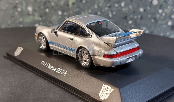 Porsche 911 Carrera RS 3.8 grijs 1:43 Spark - 2