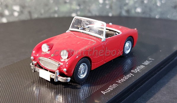 Austin Healey Sprite MK1 rood 1:43 Ebbro 025 - 1