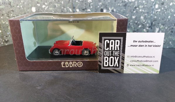 Austin Healey Sprite MK1 rood 1:43 Ebbro 025 - 5