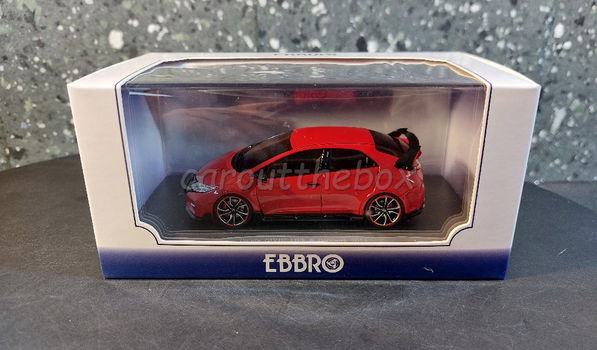 Honda Civic Type R concept 2014 rood 1:43 Ebbro 031 - 3