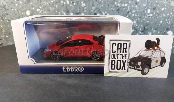 Honda Civic Type R concept 2014 rood 1:43 Ebbro 031 - 4