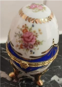 Soort faberge ei opbergdoosje - 0