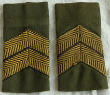 Rang Onderscheiding, GVT, Korporaal 1e Klasse, Koninklijke Landmacht, jaren'70/'80.(Nr.2)