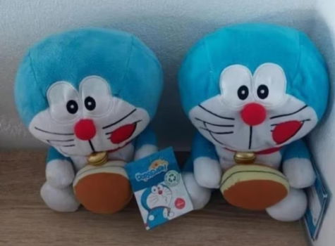 3 nieuwe doraemon manga knuffels - 1