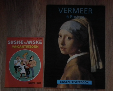 Johannes Vermeer / 6 POSTERS (31x44 cm) Posterbook Meisje met de PAREL - 2