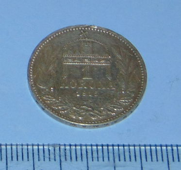 Hongarije - 1 korona 1915 - zilver - gesoldeerd - 0