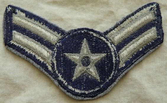 Rang Onderscheiding / Rank Insignia / Chevron, Airman First Class, USAF, jaren'70/'80.(Nr.1) - 3