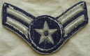 Rang Onderscheiding / Rank Insignia / Chevron, Airman First Class, USAF, jaren'70/'80.(Nr.1) - 3 - Thumbnail