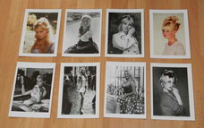 8 Brigitte Bardot kaarten - set A