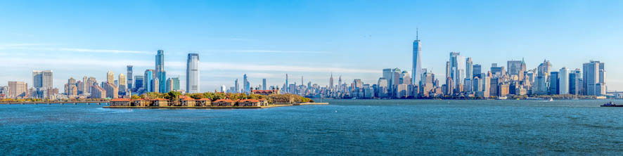 New York skyline 3 - panoramische fotopront - 0