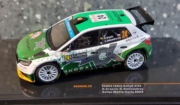 Skoda Fabia Rally2 #24 1:43 Ixo V1065 - 0