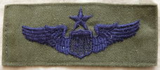 Embleem / Patch, Senior Pilot Wing, US Airforce, jaren'70.(Nr.1)