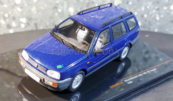 Volkswagen Golf MKIII Variant 1994 blauw 1:43 Ixo V1068 - 1